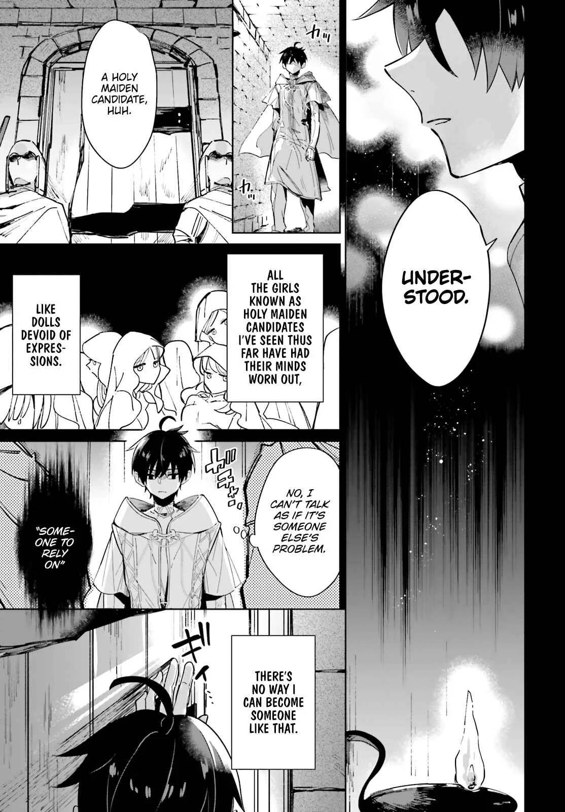 Seijo-sama wo Amayakashitai! Tadashi Yuusha, Omae wa Dame da Chapter 1 - Page 5