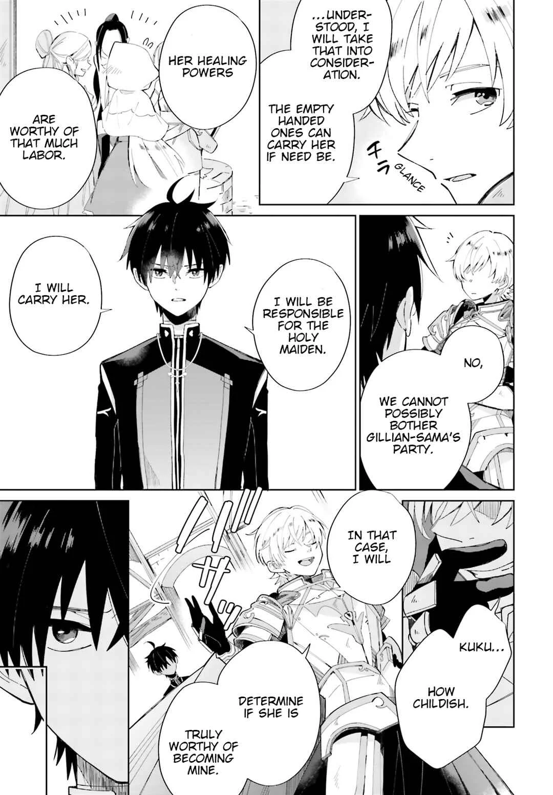Seijo-sama wo Amayakashitai! Tadashi Yuusha, Omae wa Dame da Chapter 5 - Page 9
