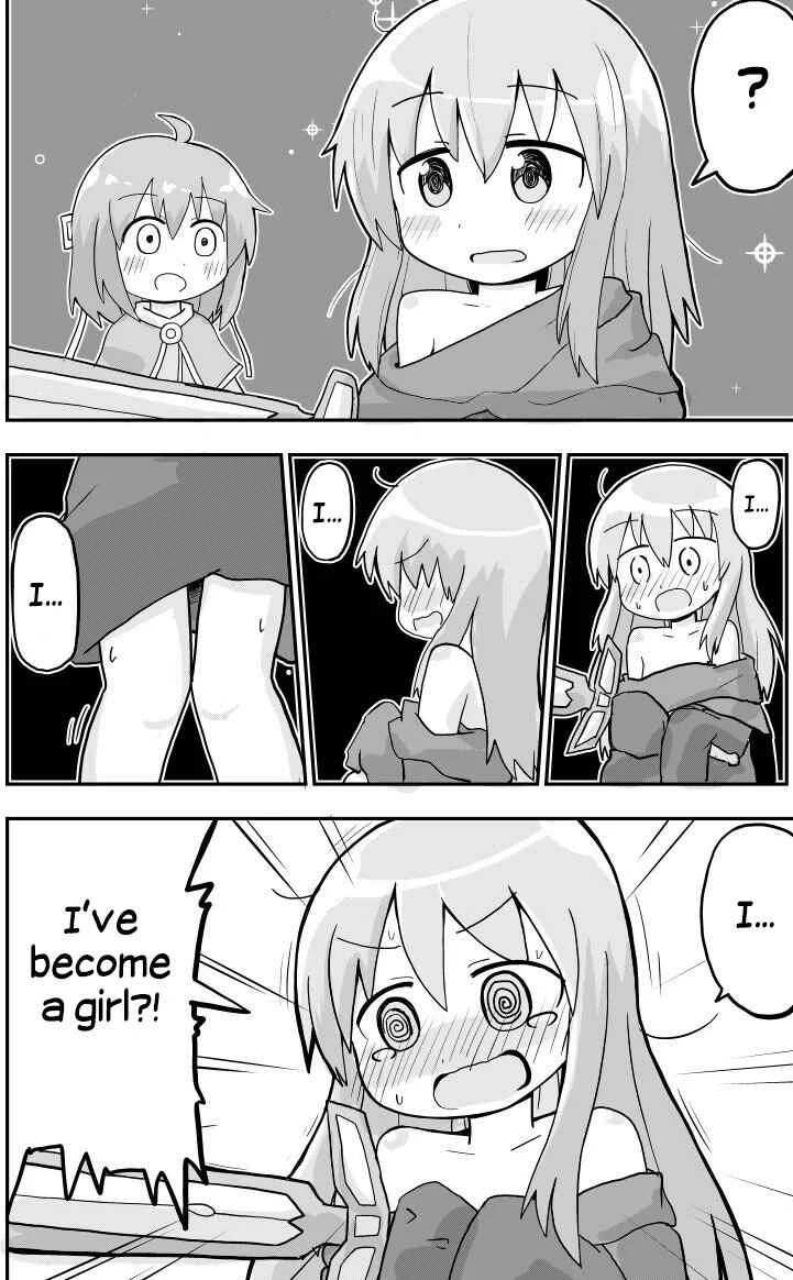 Seinaru Ken wo Nuitara Onna no Ko ni Natte Shimatta Yuusha no Manga Chapter 1: A Manga About a Hero who Pulled Out the Holy Sword and Became a Girl - Page 2