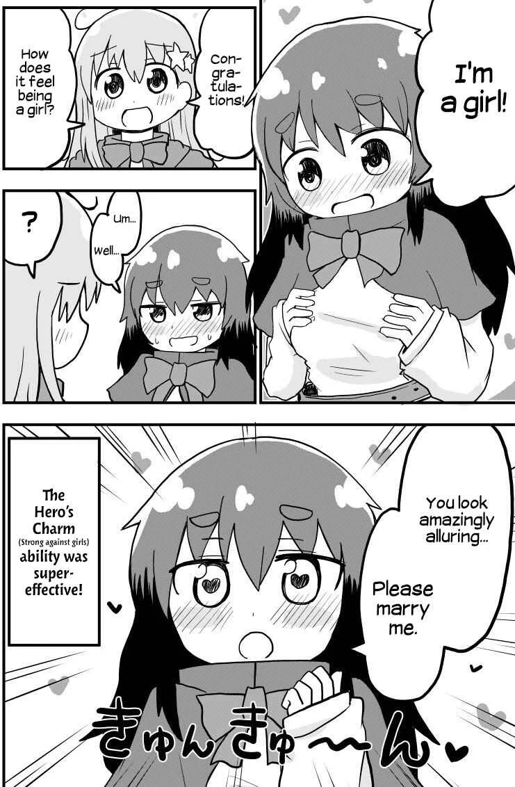 Seinaru Ken wo Nuitara Onna no Ko ni Natte Shimatta Yuusha no Manga Chapter 5: A Manga About a Guy who was Turned into a Girl Turning a Guy who Looks Like a Girl into a Girl Using Magic - Page 4