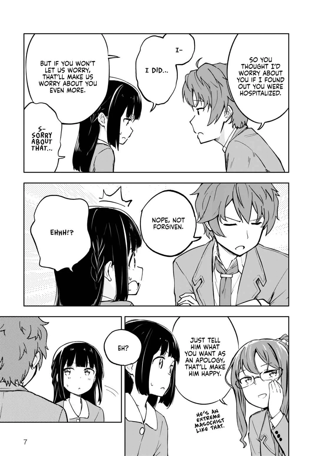 Seishun Buta Yarou wa Yumemiru Shoujo no Yume wo Minai Chapter 2 - Page 7