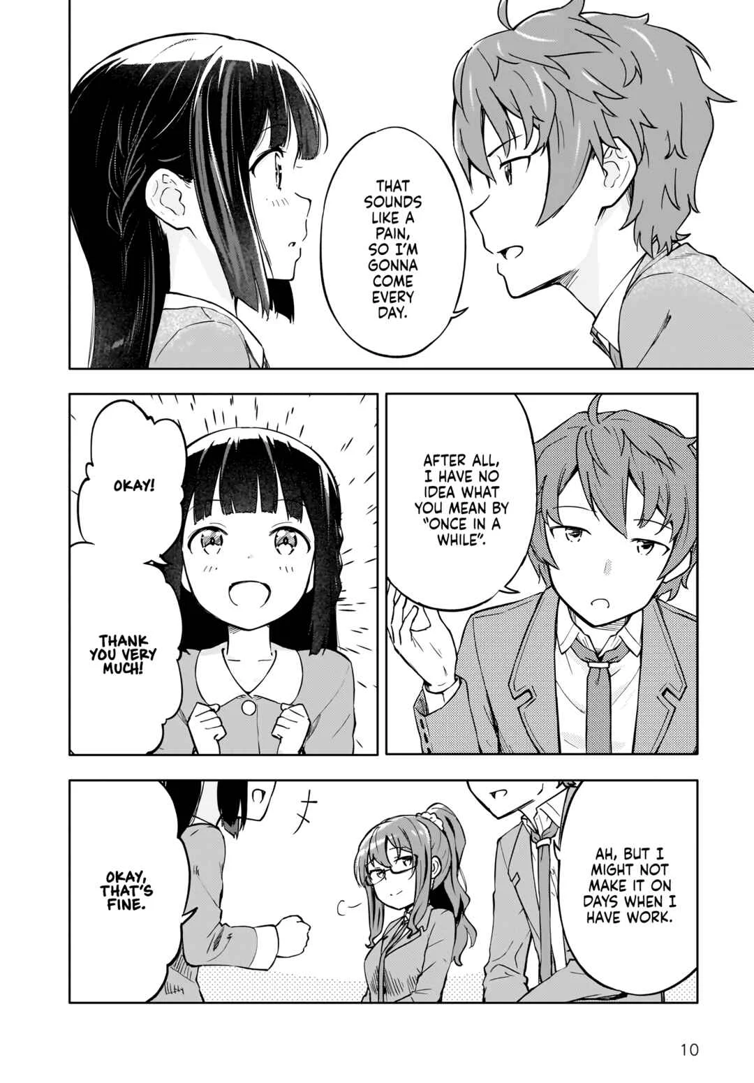 Seishun Buta Yarou wa Yumemiru Shoujo no Yume wo Minai Chapter 2 - Page 10