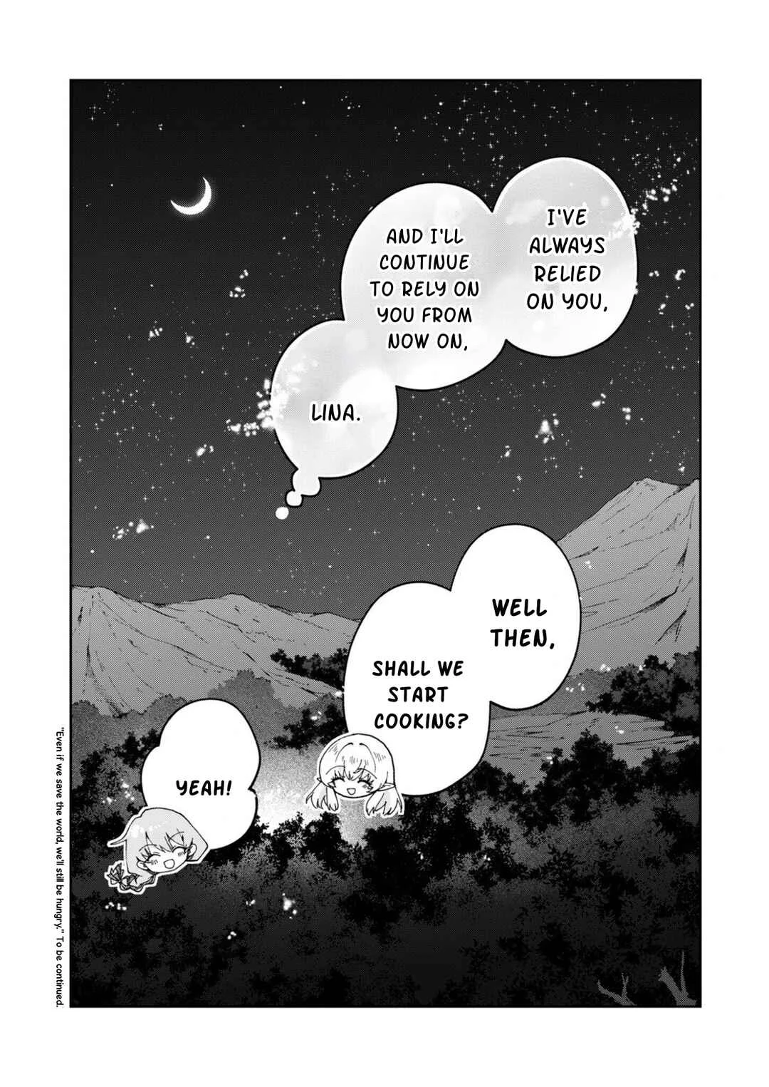 Sekai o Sukutte mo Onaka wa Suku kara Chapter 3 - Page 34