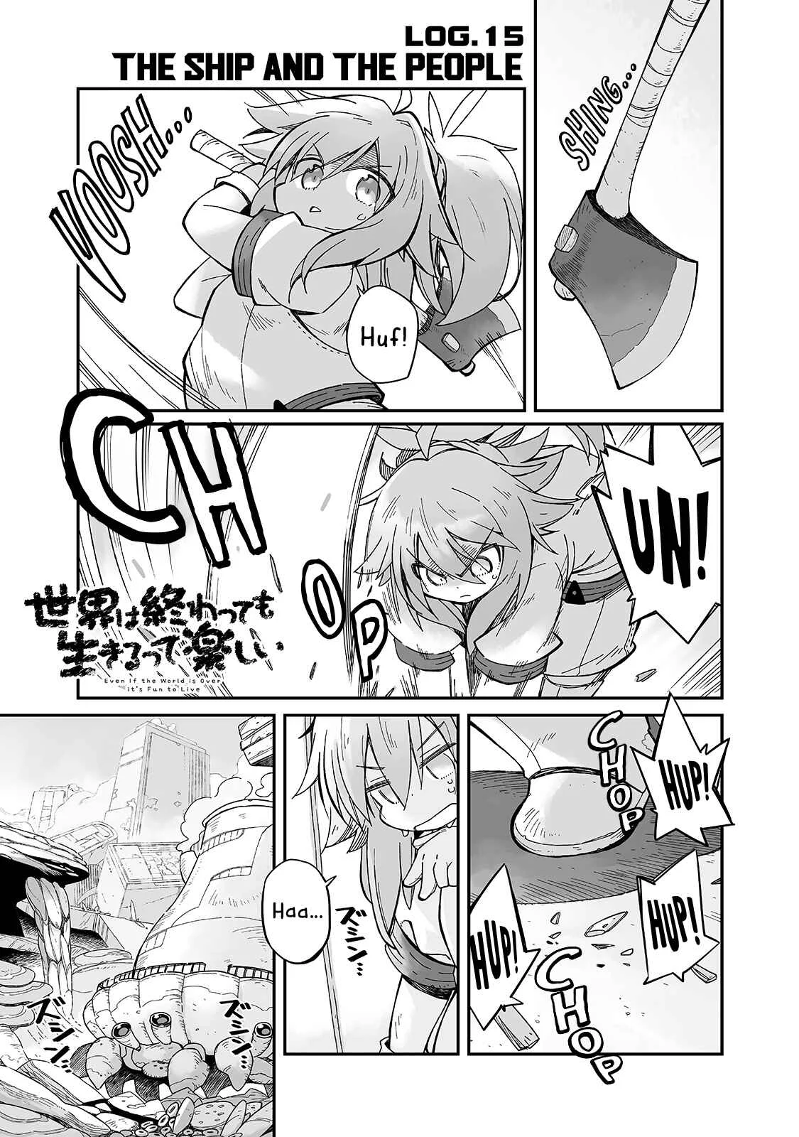 Sekai wa Owattemo Ikirutte Tanoshii Chapter 15: The Ship and the People - Page 1