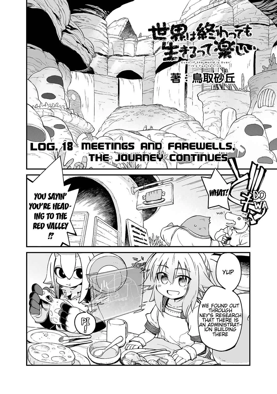 Sekai wa Owattemo Ikirutte Tanoshii Chapter 18.1: Meetings and Farewells, The Journey Continues - Page 2