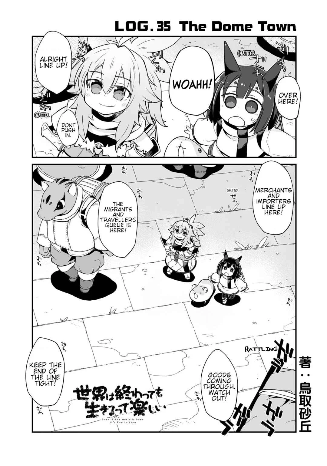 Sekai wa Owattemo Ikirutte Tanoshii Chapter 35.1: The Dome Town - Page 1