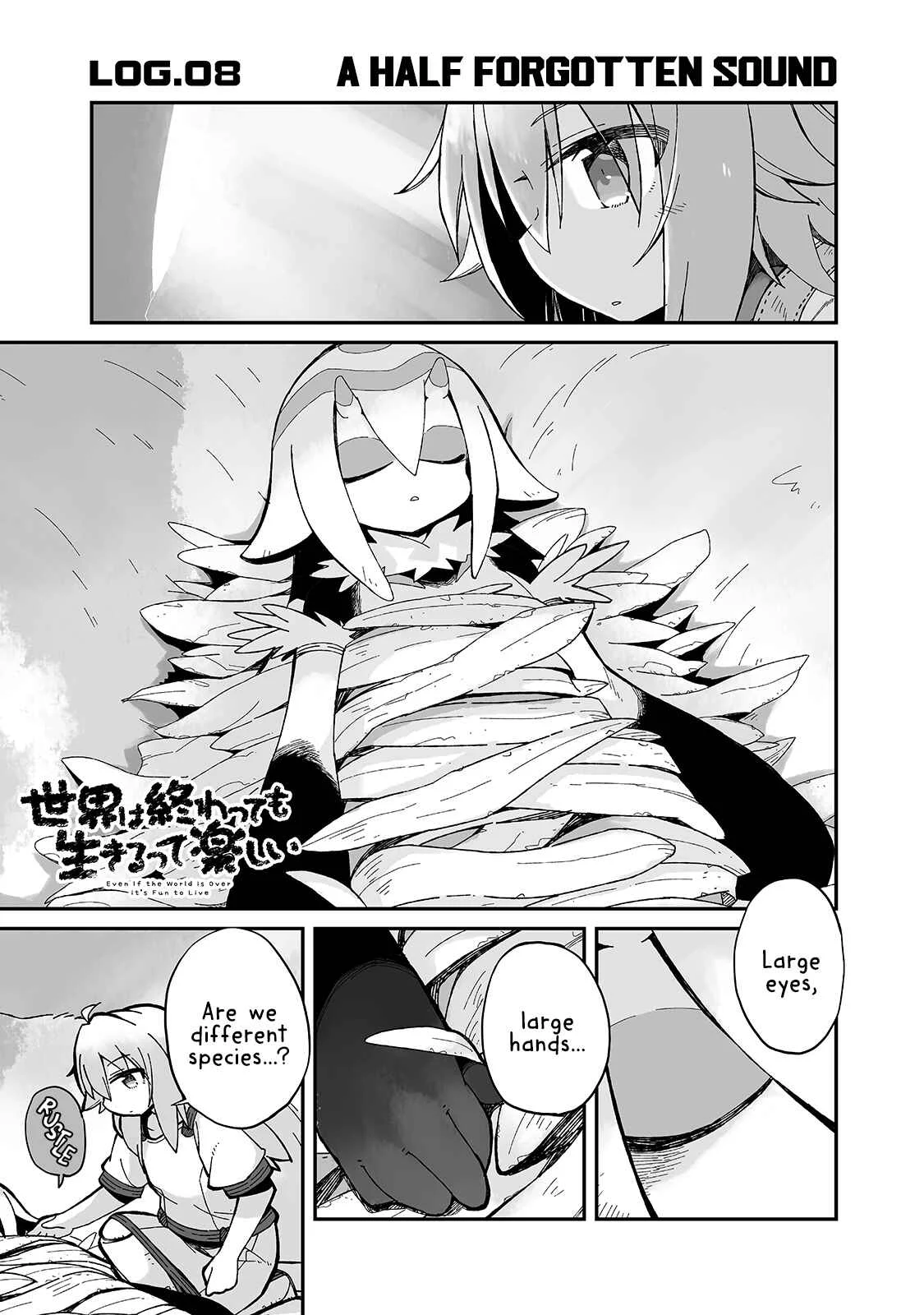 Sekai wa Owattemo Ikirutte Tanoshii Chapter 8: A Half Forgotten Sound - Page 1