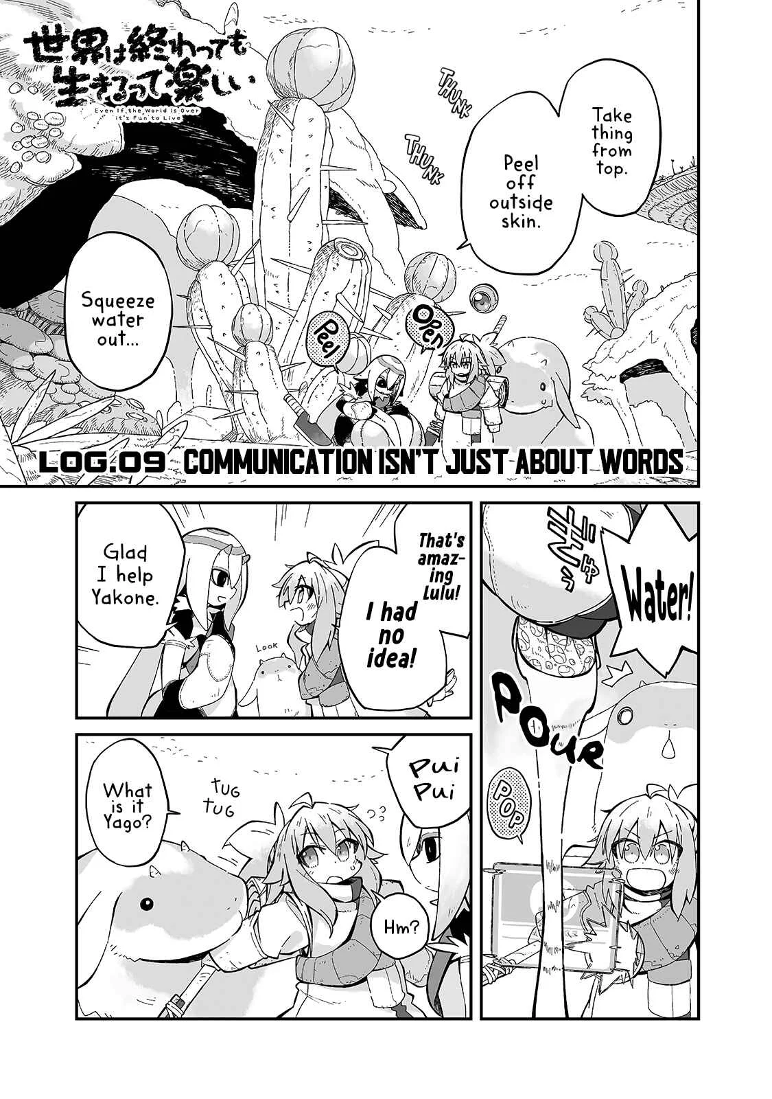 Sekai wa Owattemo Ikirutte Tanoshii Chapter 9: Communication Isn't Just About Words - Page 1