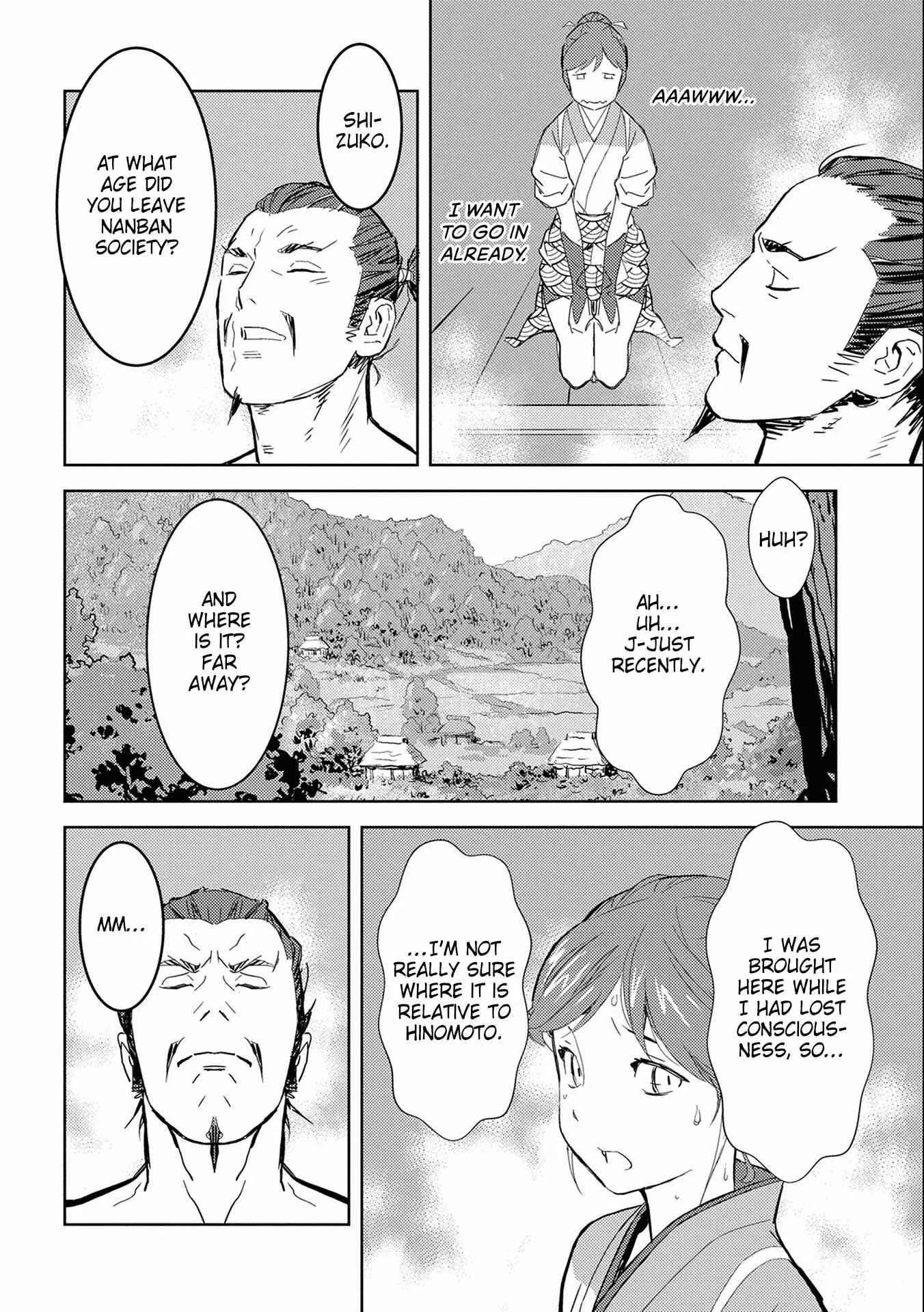 Sengoku Komachi Kuroutan Chapter 4: Bath - Page 22
