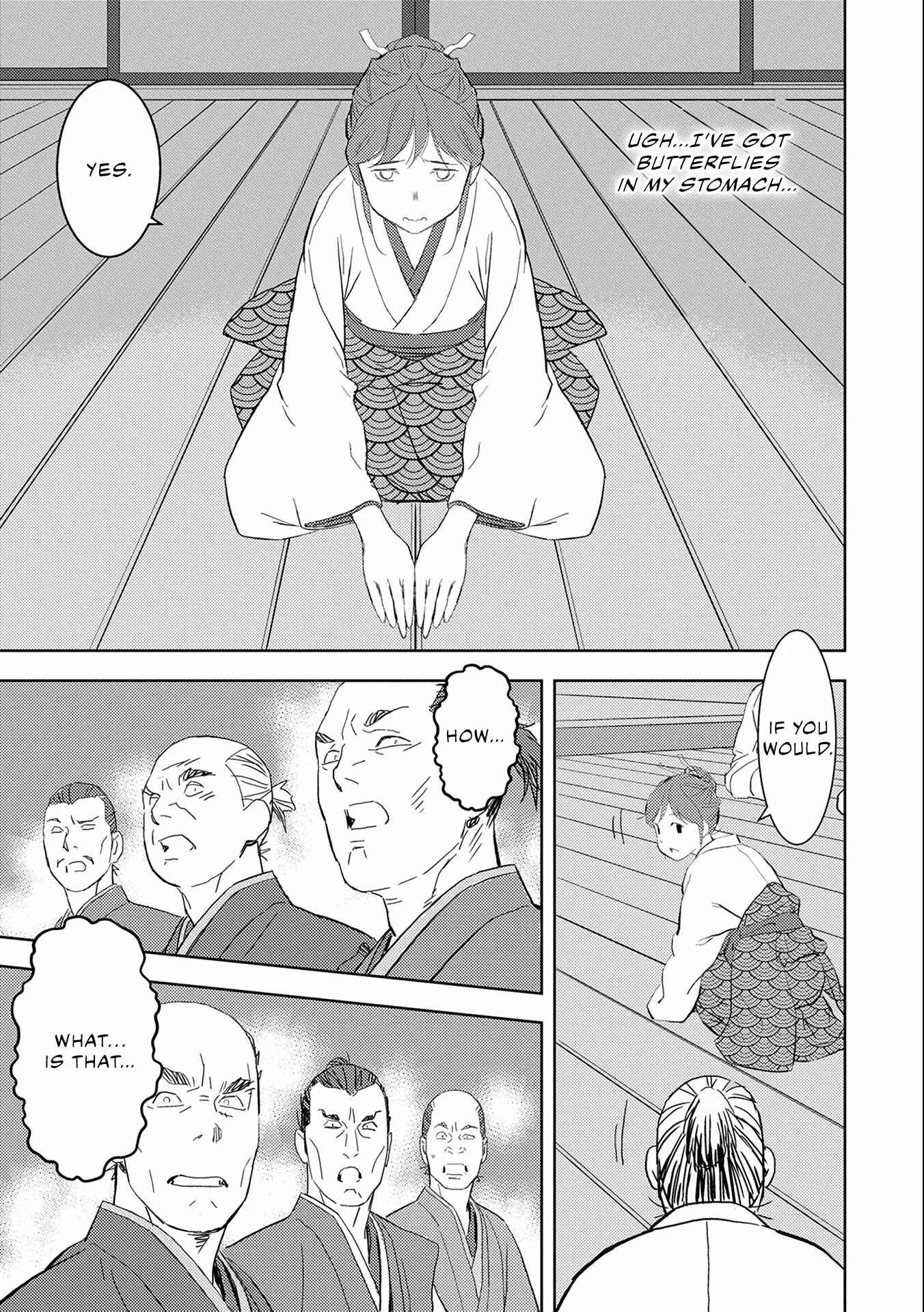 Sengoku Komachi Kuroutan Chapter 5: Audience - Page 9