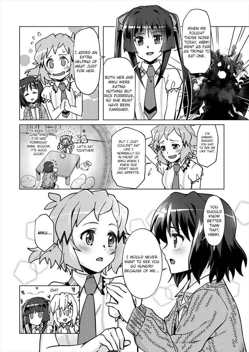 Senki Kanshoku Symphogear ~Shirabemeshi~ Chapter 3 - Page 16