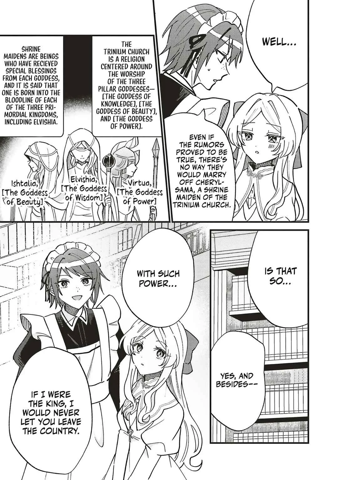 Senrihin Reijou Cheryl wa Jibun Okorosu Otto o Kago Shitai Chapter 1.1 - Page 13
