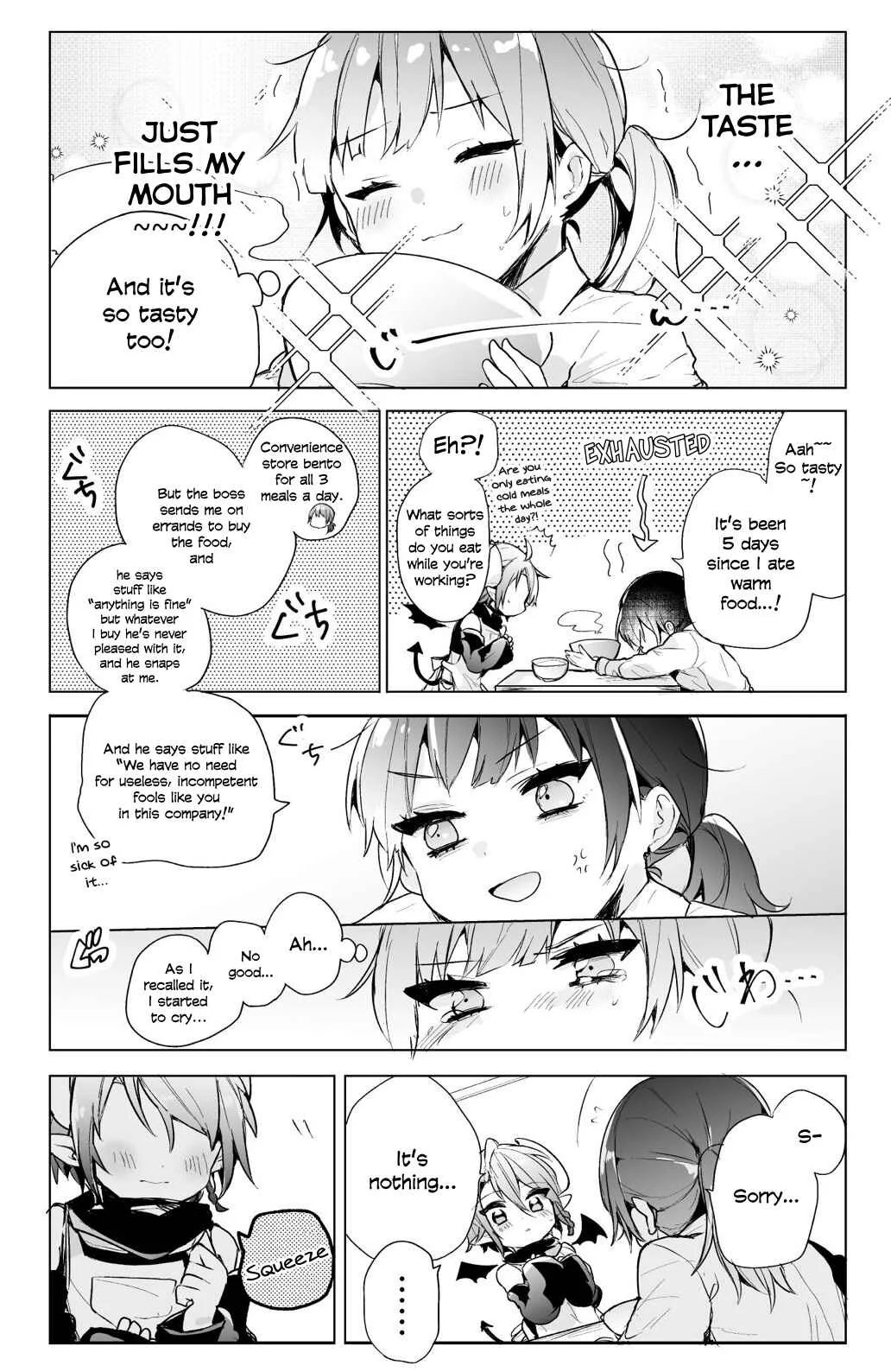 Shachiku OL to Akuma Shota Chapter 2: The corporate slave wanted to destroy her black company, so, she summoned a demon, but he’s so kind it hurts - Page 3