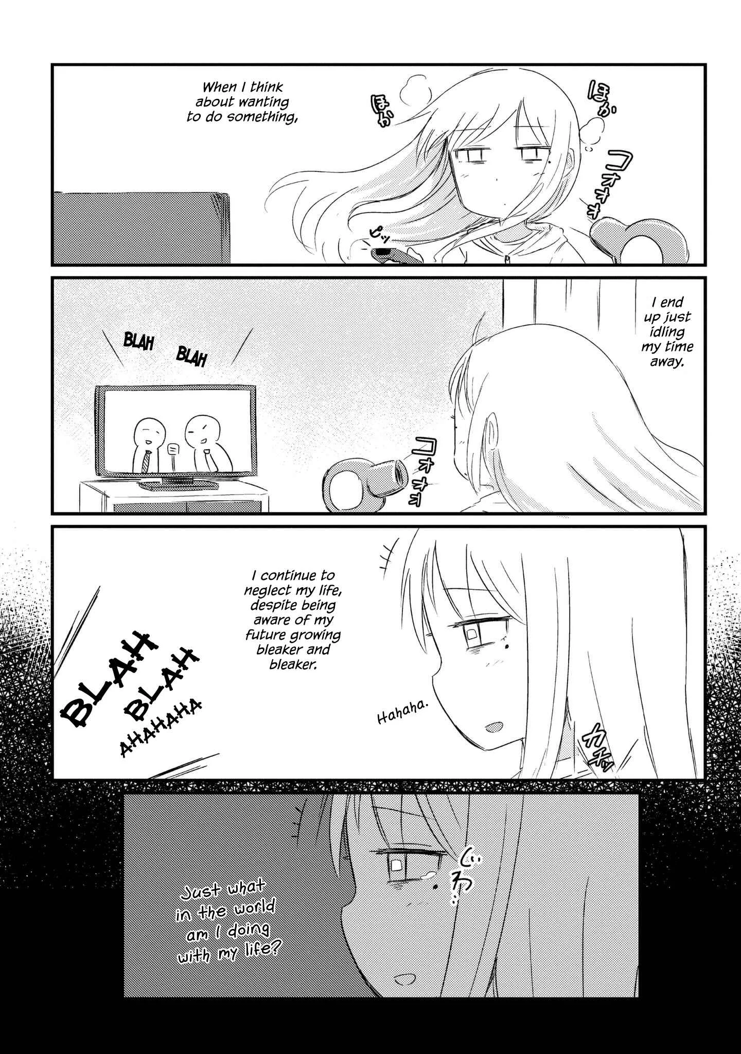 She Doesn't Know Why She Lives. Chapter 1: I want to become a bottle of shampoo - Page 7