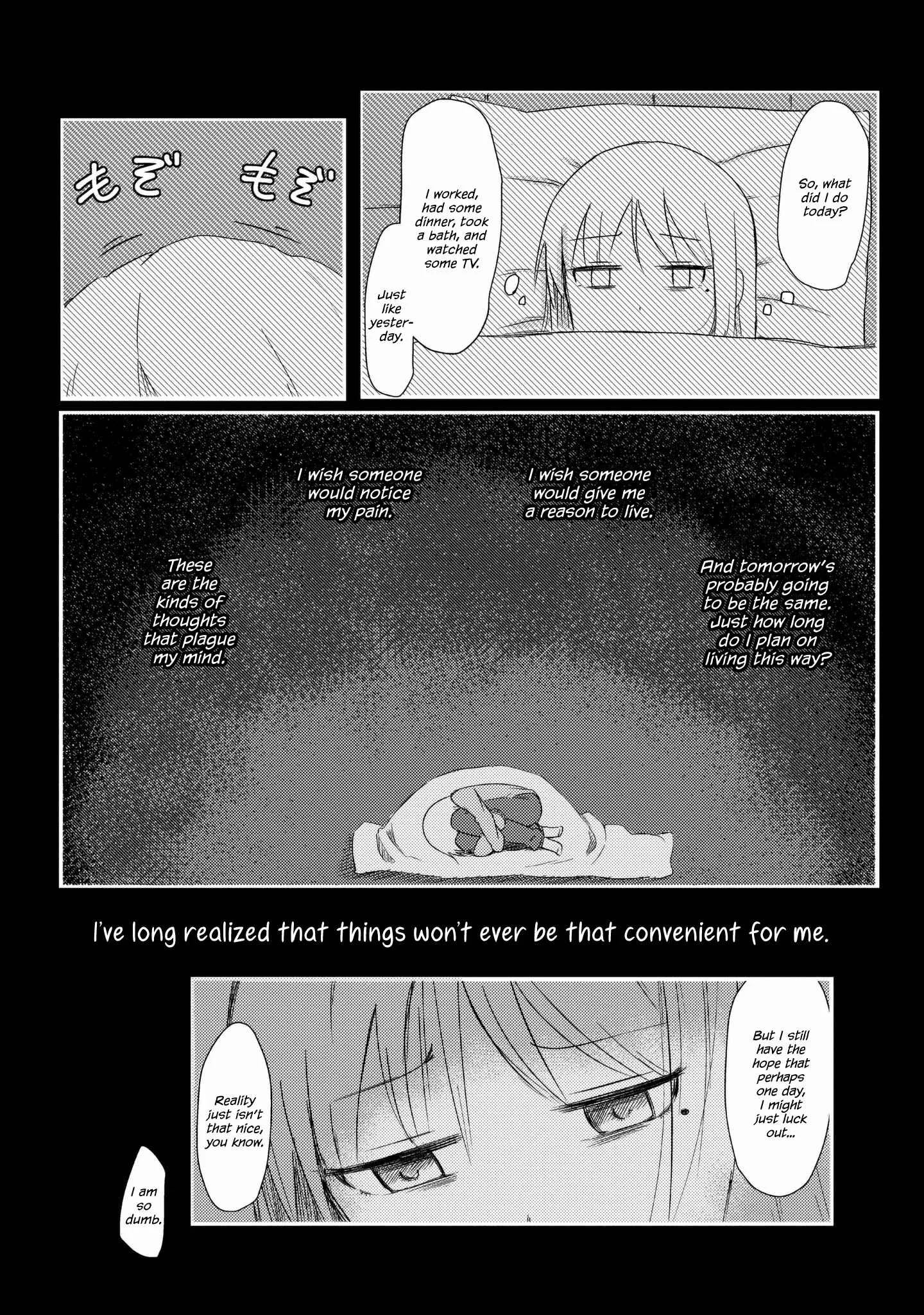 She Doesn't Know Why She Lives. Chapter 2: Unending zero-based thinking - Page 2