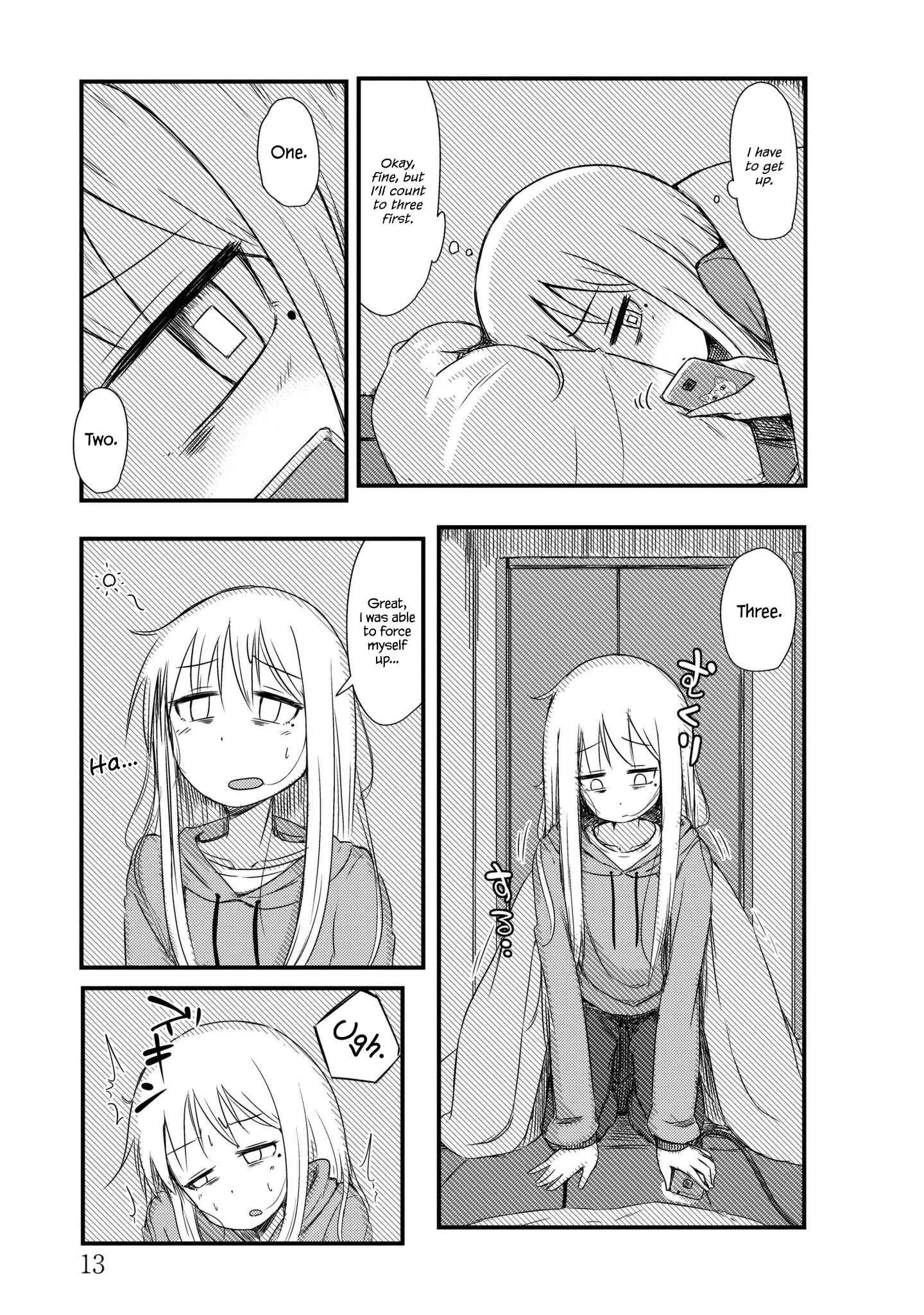 She Doesn't Know Why She Lives. Chapter 3: Unnerved girl - Page 3
