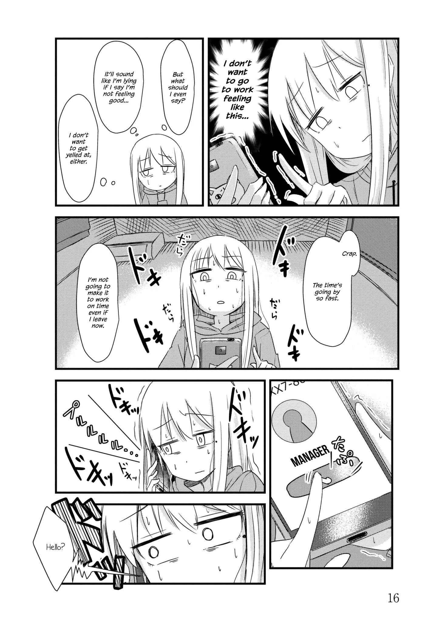 She Doesn't Know Why She Lives. Chapter 3: Unnerved girl - Page 6