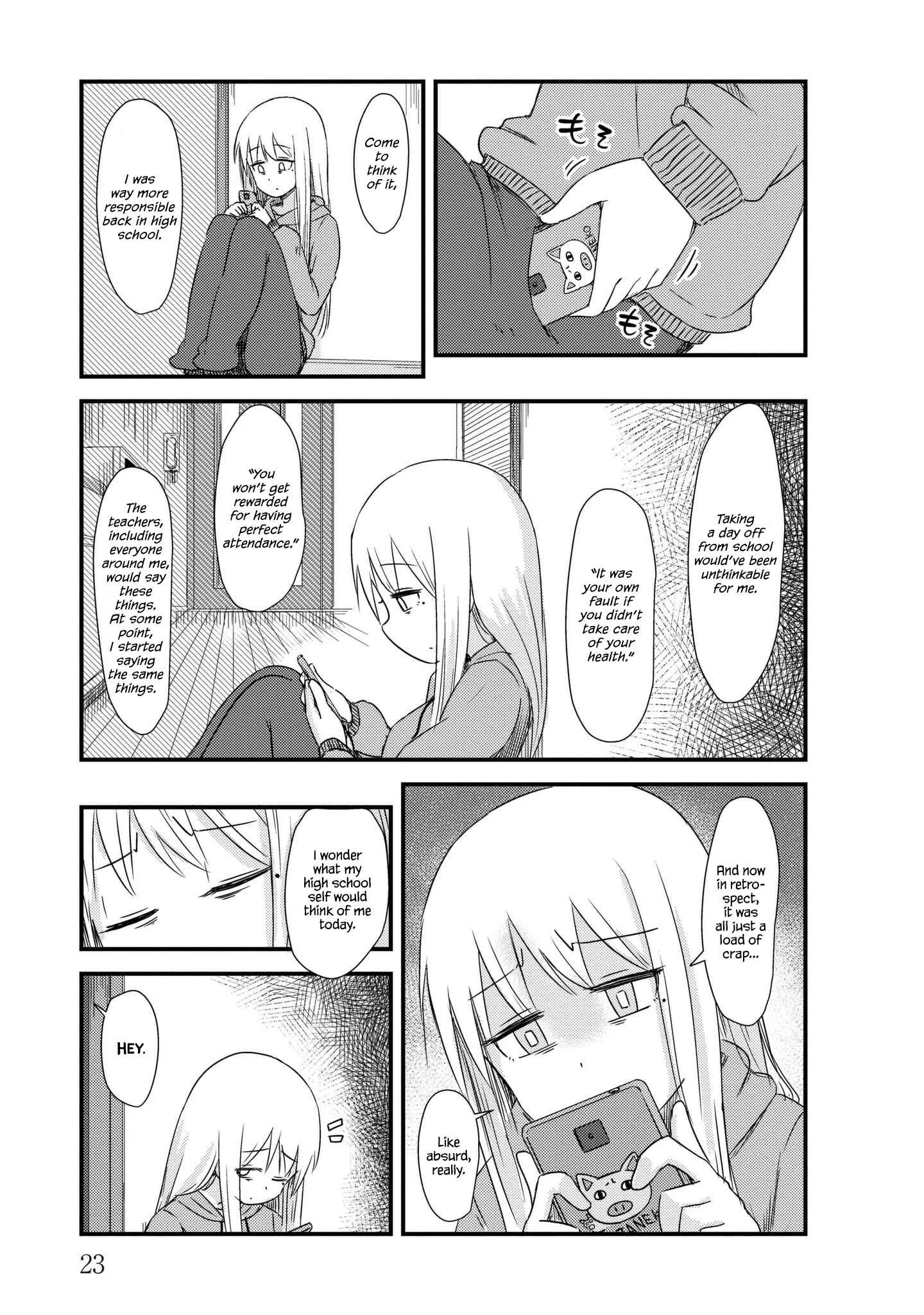 She Doesn't Know Why She Lives. Chapter 4: Girl broken by time - Page 3