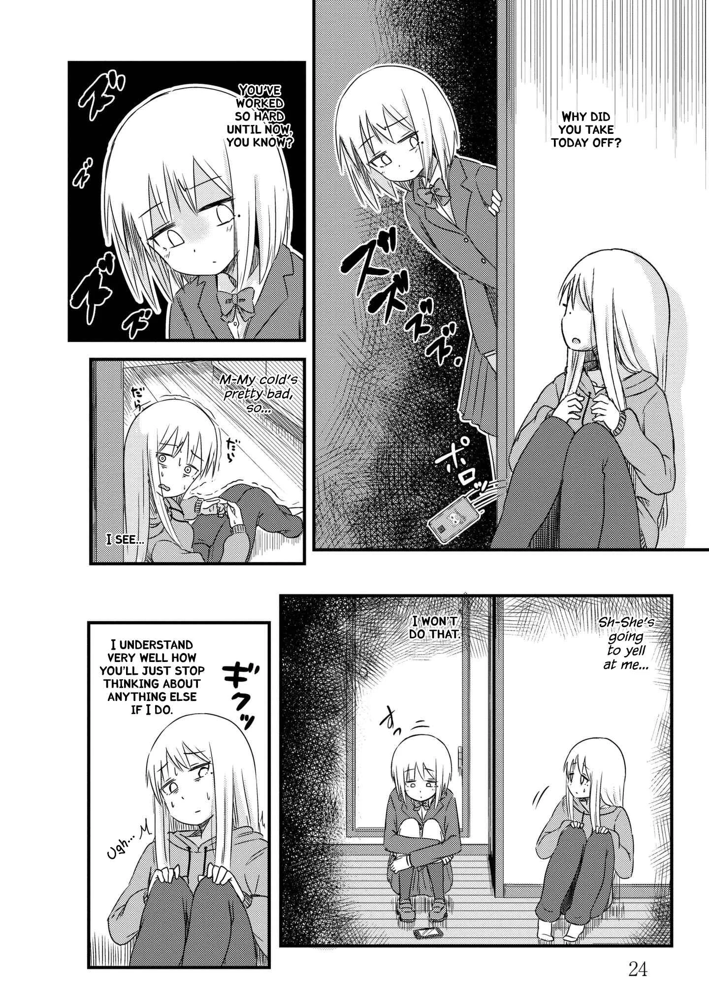 She Doesn't Know Why She Lives. Chapter 4: Girl broken by time - Page 4