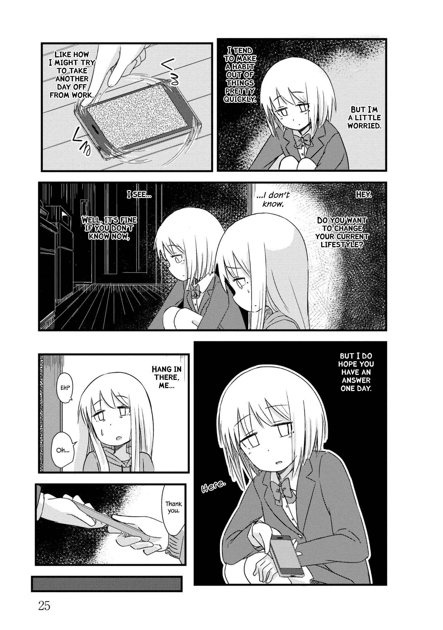 She Doesn't Know Why She Lives. Chapter 4: Girl broken by time - Page 5