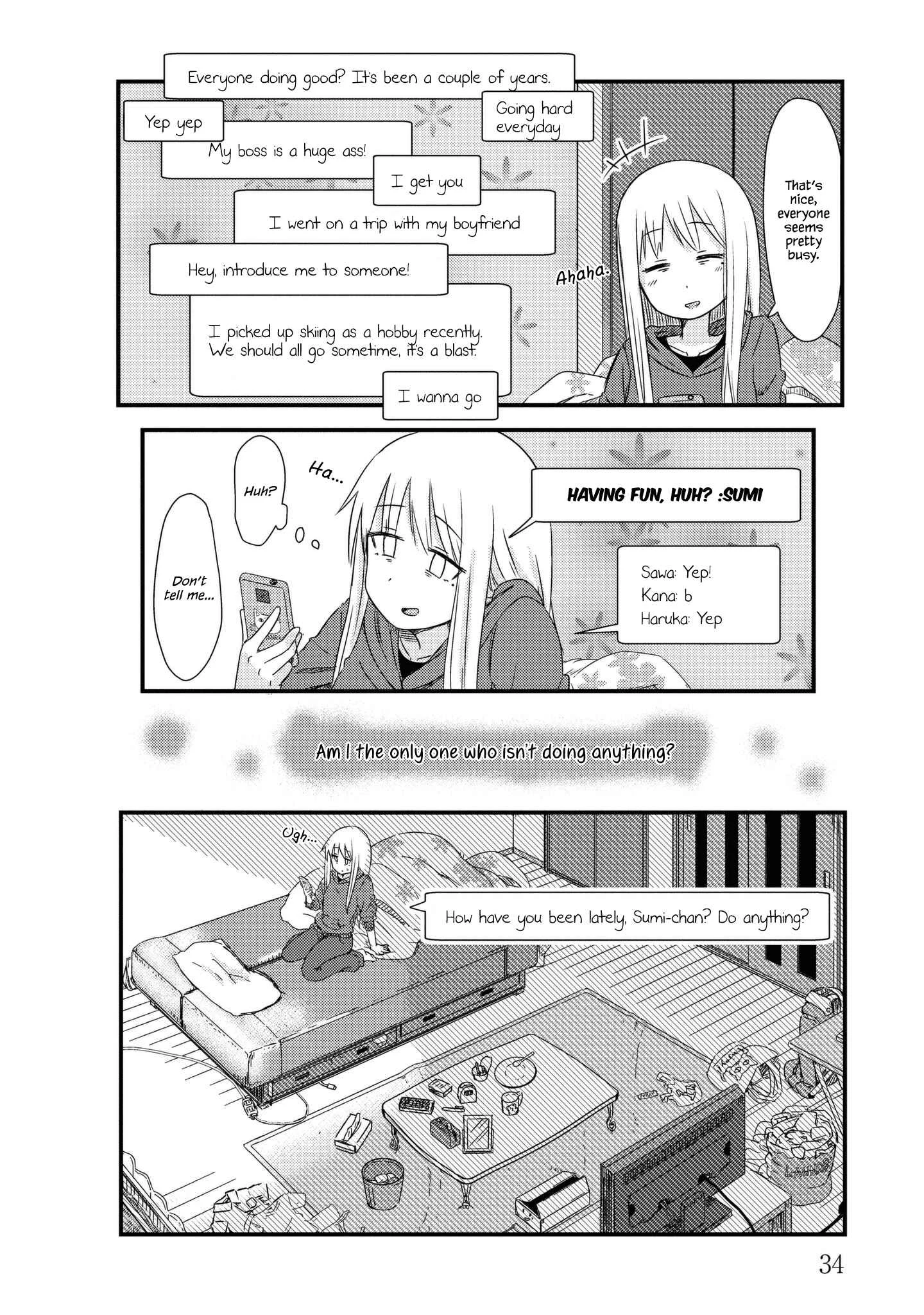 She Doesn't Know Why She Lives. Chapter 5: Hollow vessel - Page 4