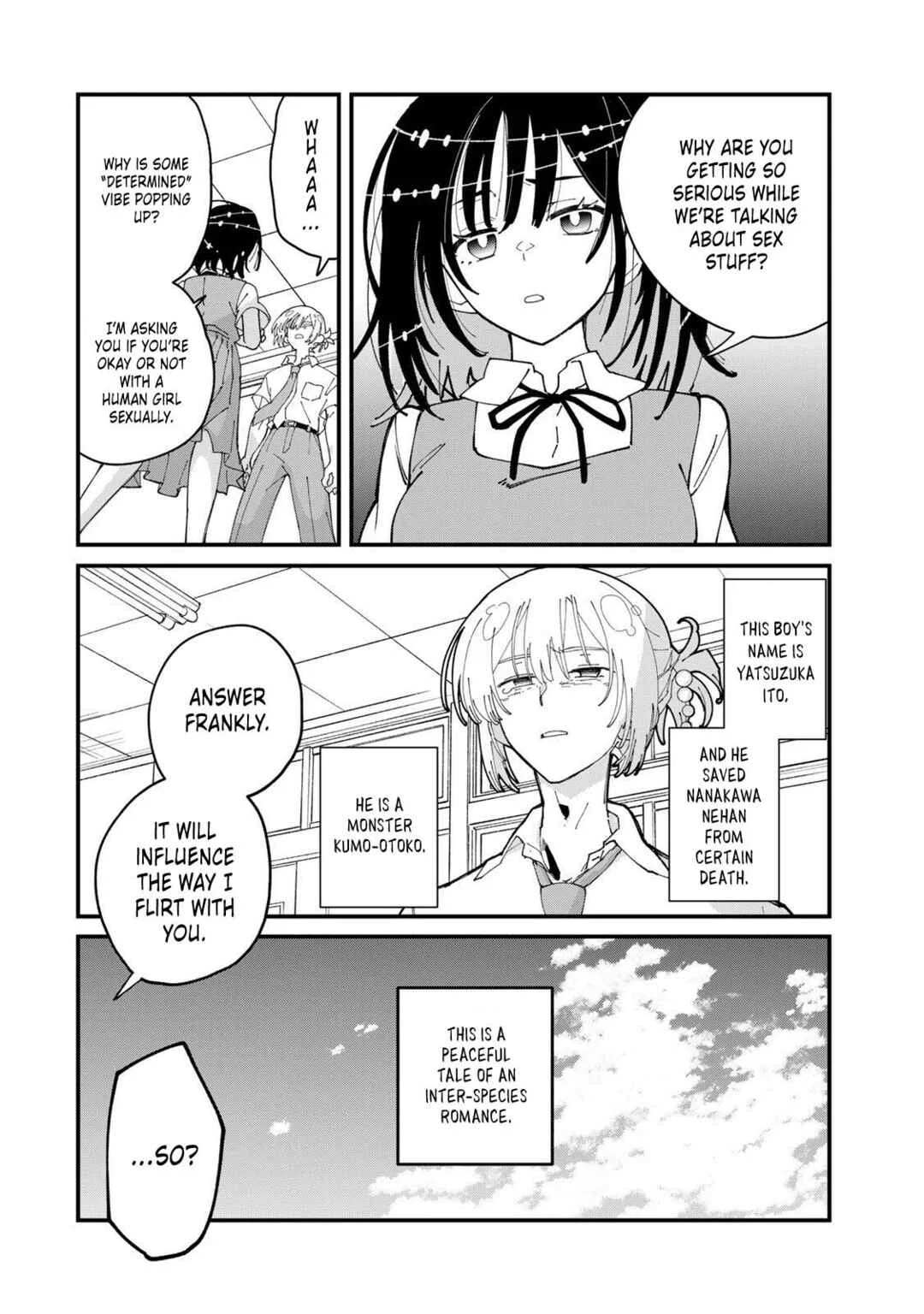Shi ni Kake Shojo to Kumo Oji Chapter 1: The Monster Boyfriend and the Dying Girl - Page 22