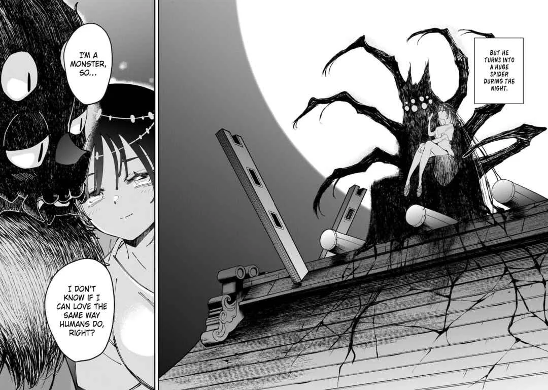 Shi ni Kake Shojo to Kumo Oji Chapter 2: The Monster Boyfriend and Bondage Princess Hell - Page 8