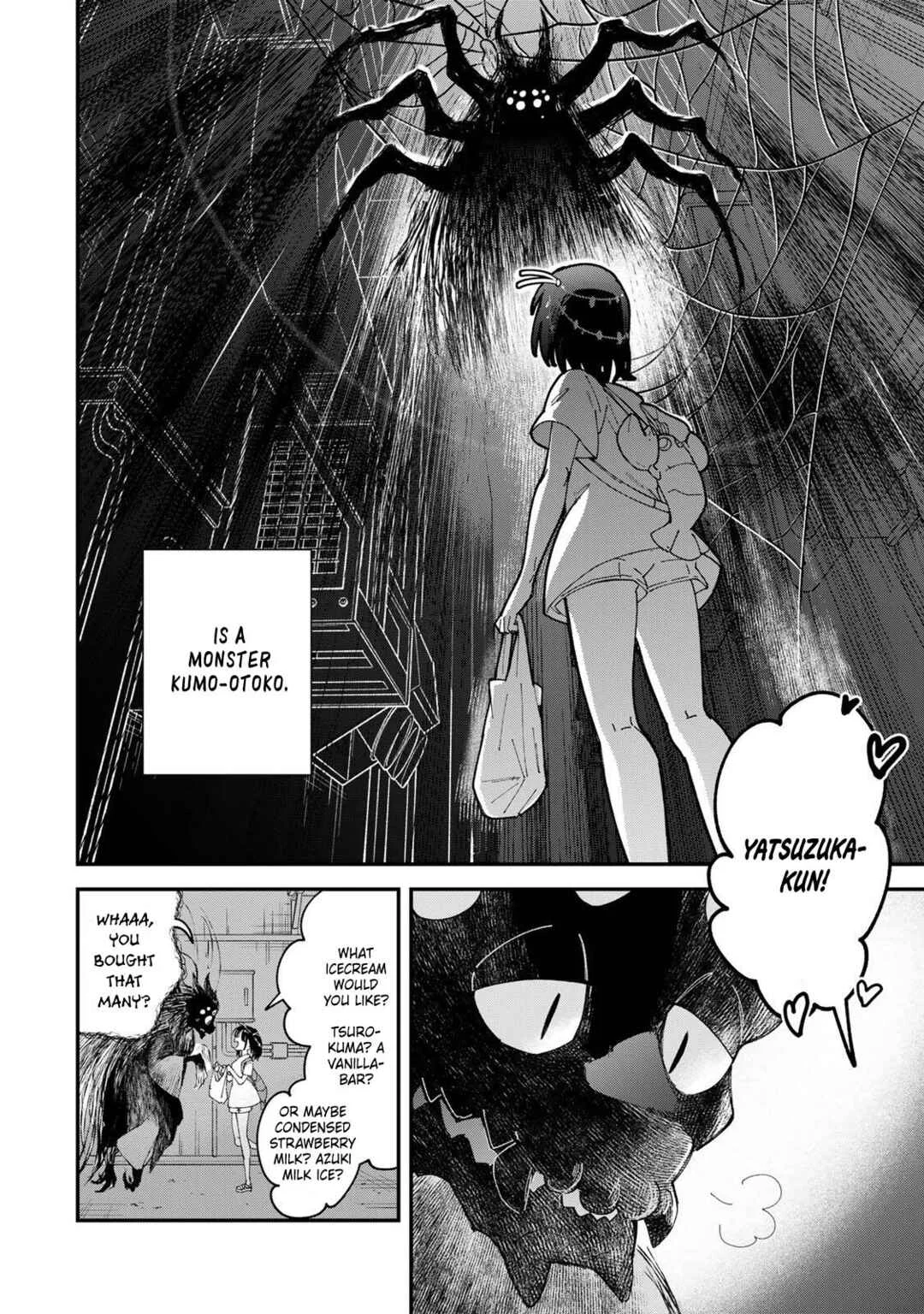 Shi ni Kake Shojo to Kumo Oji Chapter 3: The Monster Boyfriend and the Ultimate Maiden Work Bento Deluxe - Page 2