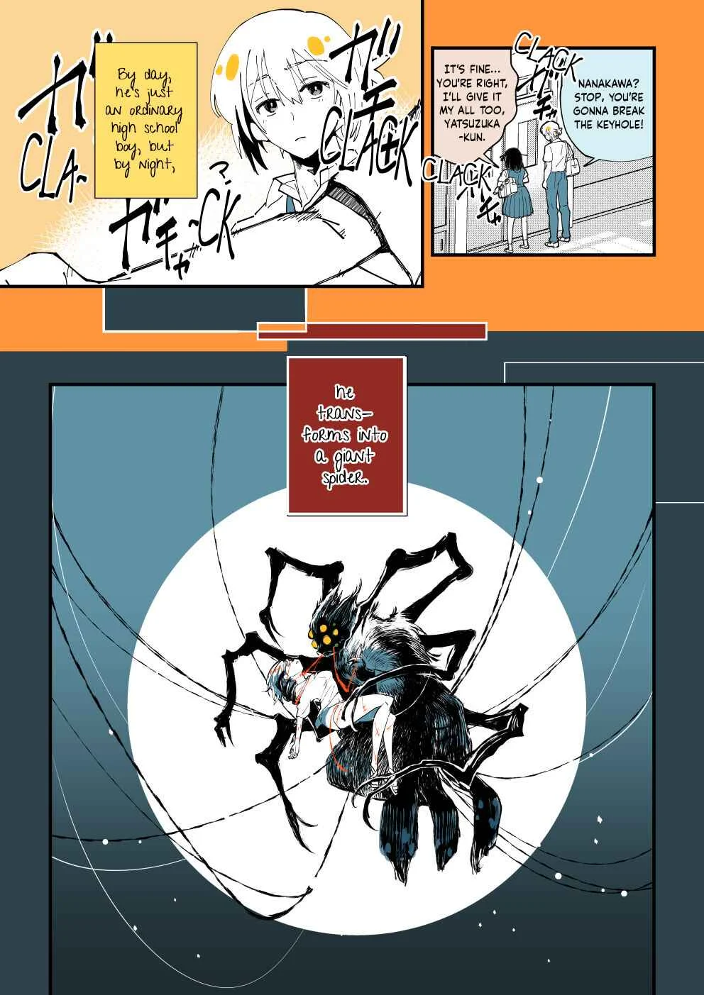 Shi ni Kake Shoujo to Kumo Ouji Chapter 1: I want to do 〇〇 with my monster boyfriend during summer vacation [The dying girl and the Spider Prince] Part 1 - Page 3