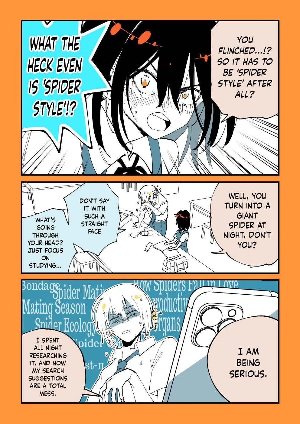Shi ni Kake Shoujo to Kumo Ouji Chapter 1: I want to do 〇〇 with my monster boyfriend during summer vacation [The dying girl and the Spider Prince] Part 1 - Page 7