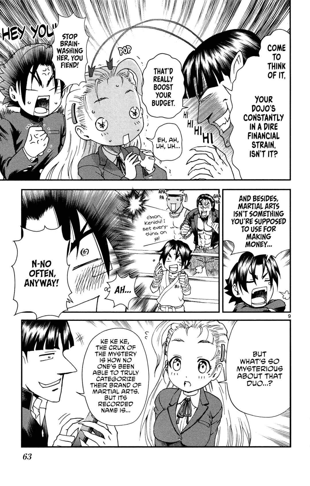 Shijou Saikyou no Deshi Kenichi 2 ~Tatsujin-hen~ Chapter 2: The Mysterious Champions - Page 9