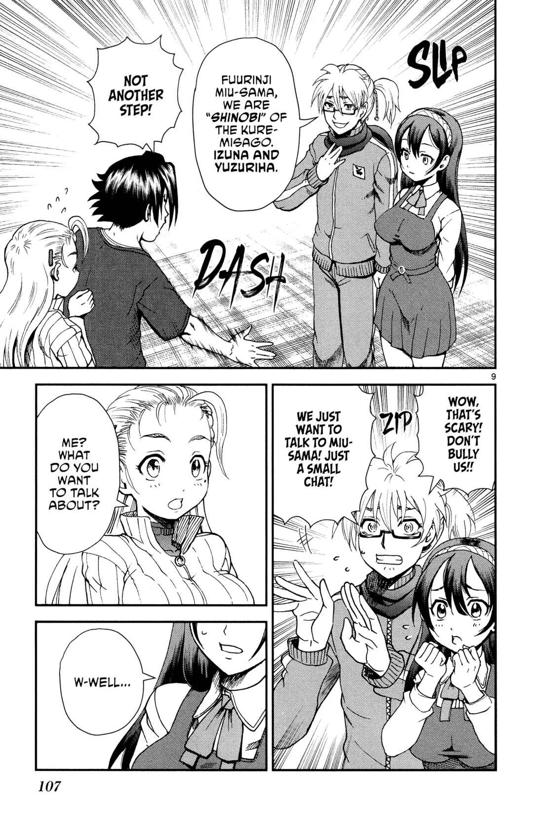 Shijou Saikyou no Deshi Kenichi 2 ~Tatsujin-hen~ Chapter 4: Izuna and Yuzuriha - Page 9