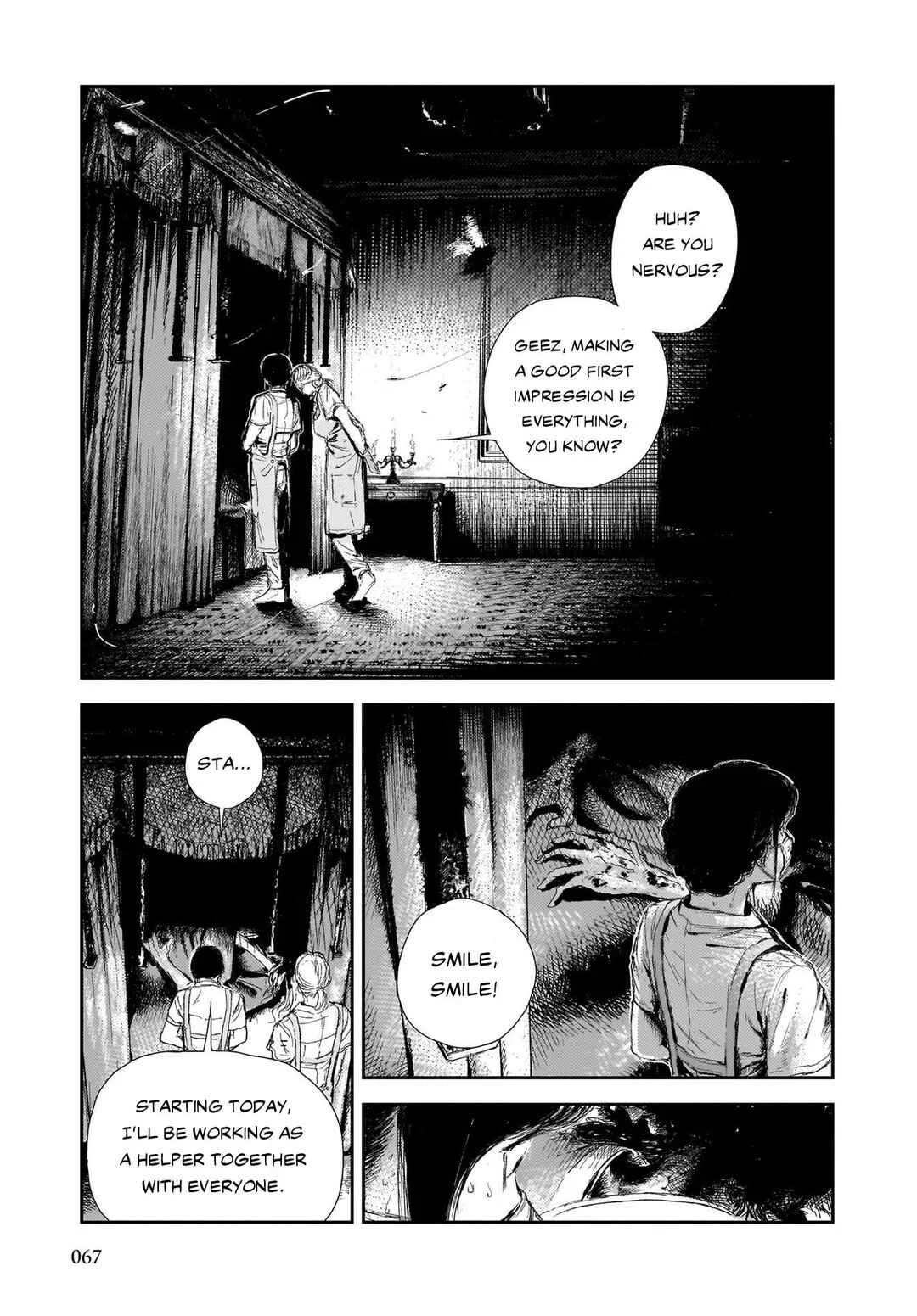 Shikabane Kaigo Chapter 2: First Night - Contracture ② - Page 3