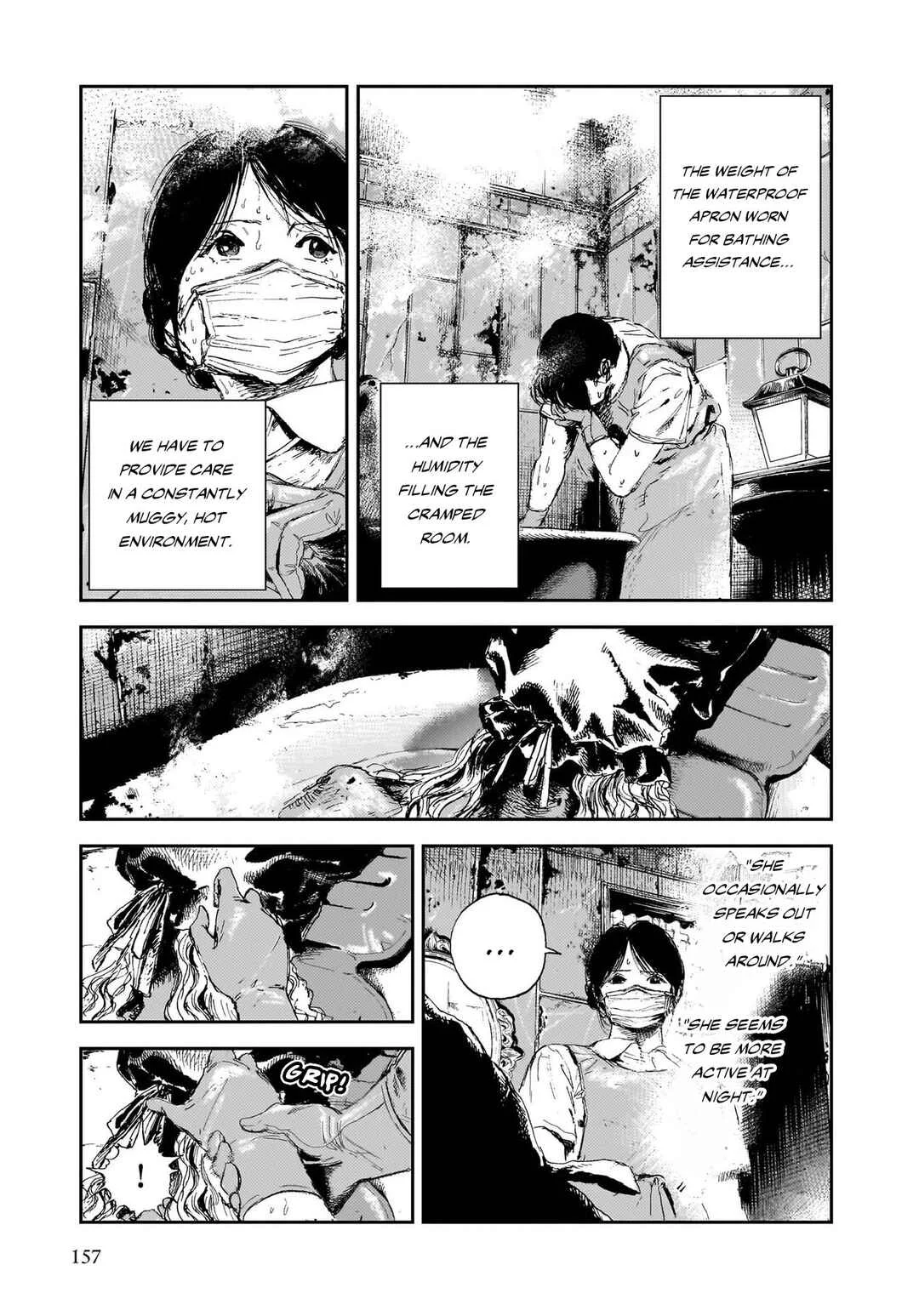 Shikabane Kaigo Chapter 4: First Night - Contracture ④ - Page 9