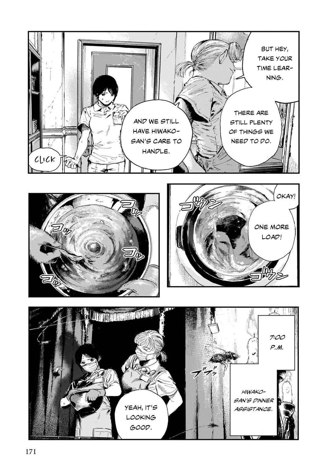 Shikabane Kaigo Chapter 4: First Night - Contracture ④ - Page 23