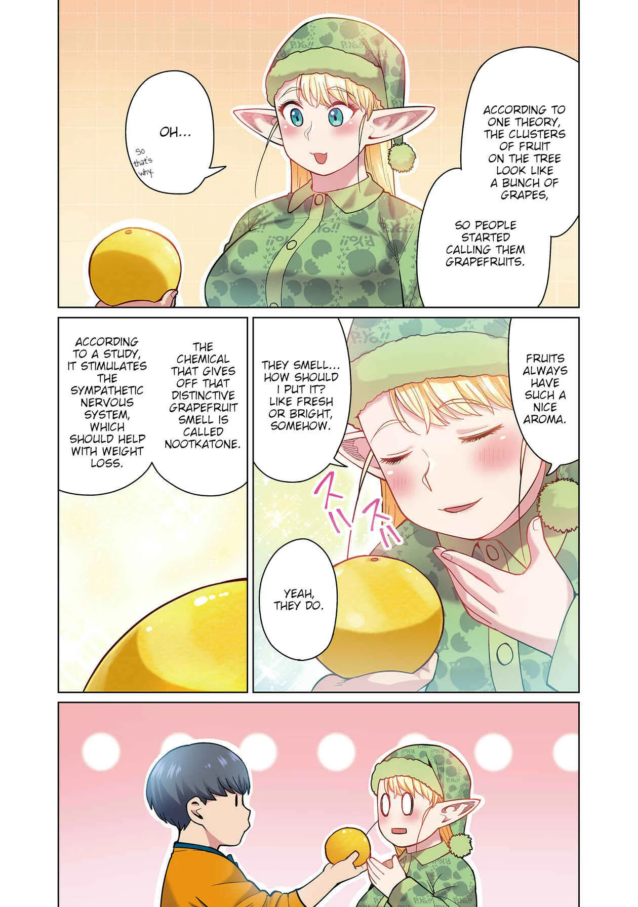 Shin Elf-san wa Yaserarenai. (Official Colored) Chapter 1: Elf Oil - Page 19