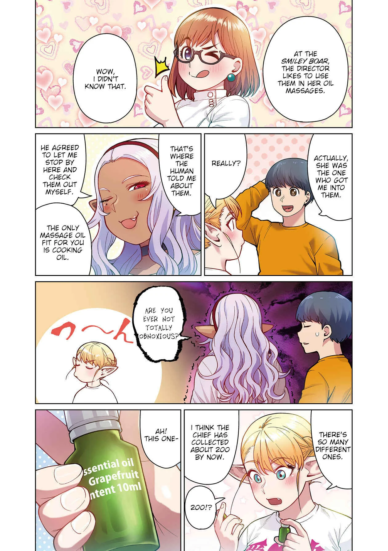 Shin Elf-san wa Yaserarenai. (Official Colored) Chapter 1: Elf Oil - Page 28