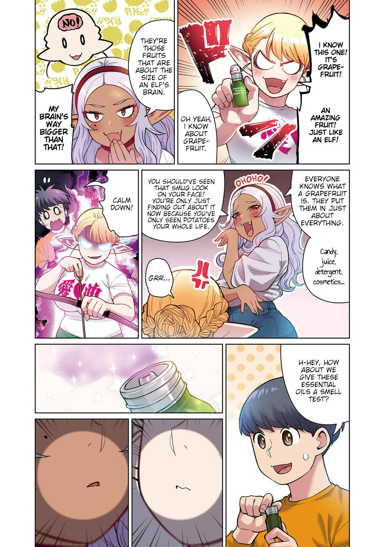 Shin Elf-san wa Yaserarenai. (Official Colored) Chapter 1: Elf Oil - Page 29