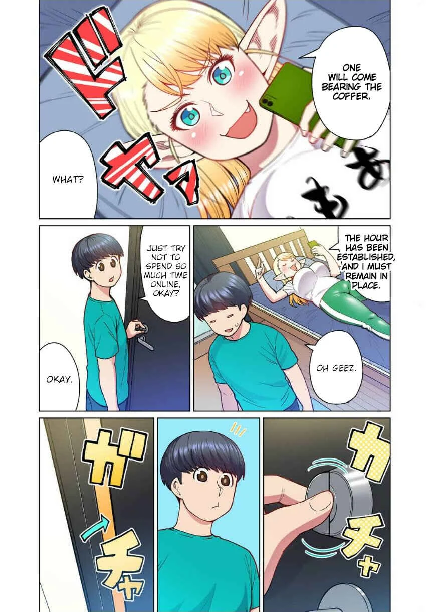 Shin Elf-san wa Yaserarenai. (Official Colored) Chapter 4: The Dog at the Door - Page 4