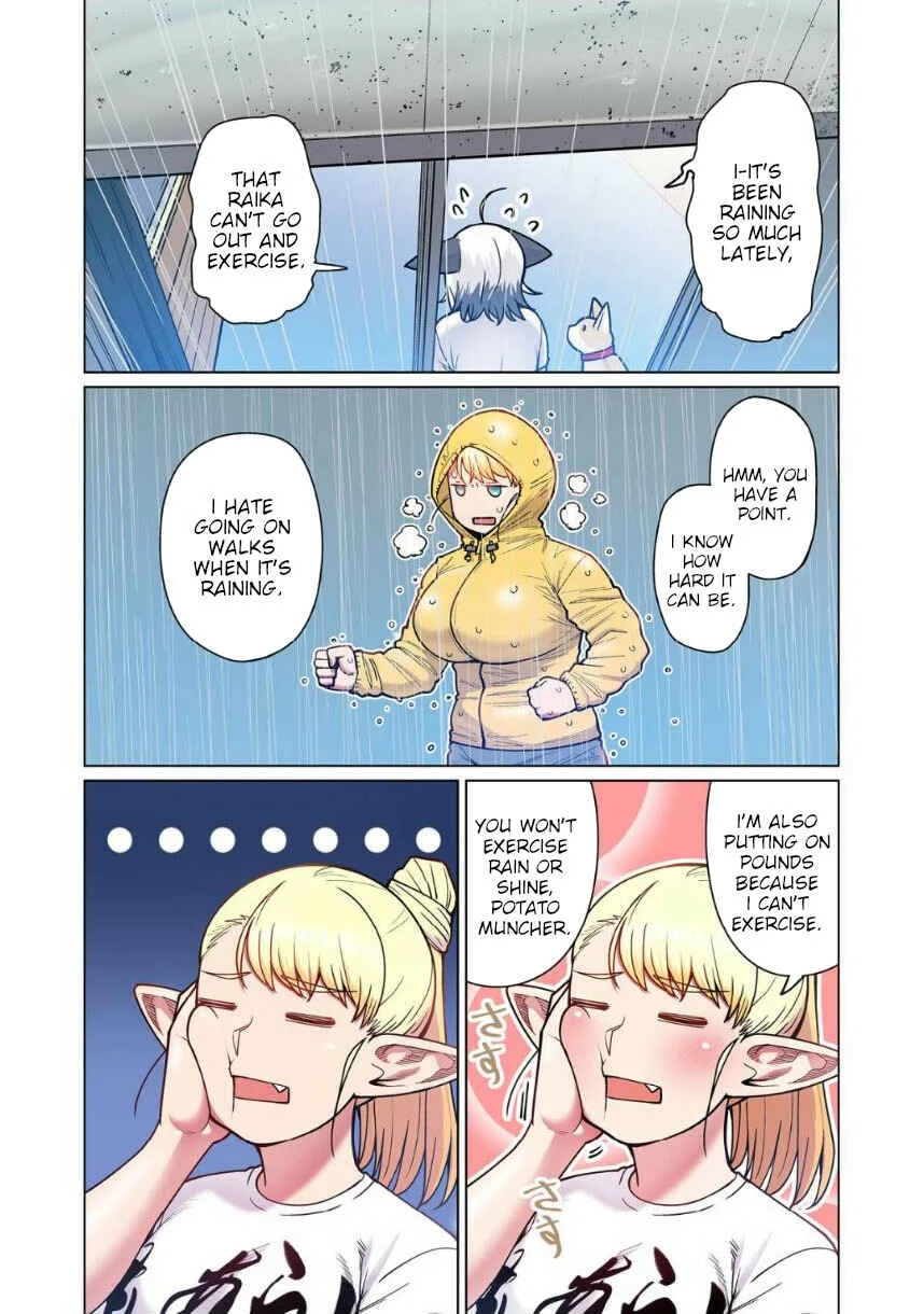 Shin Elf-san wa Yaserarenai. (Official Colored) Chapter 4: The Dog at the Door - Page 15