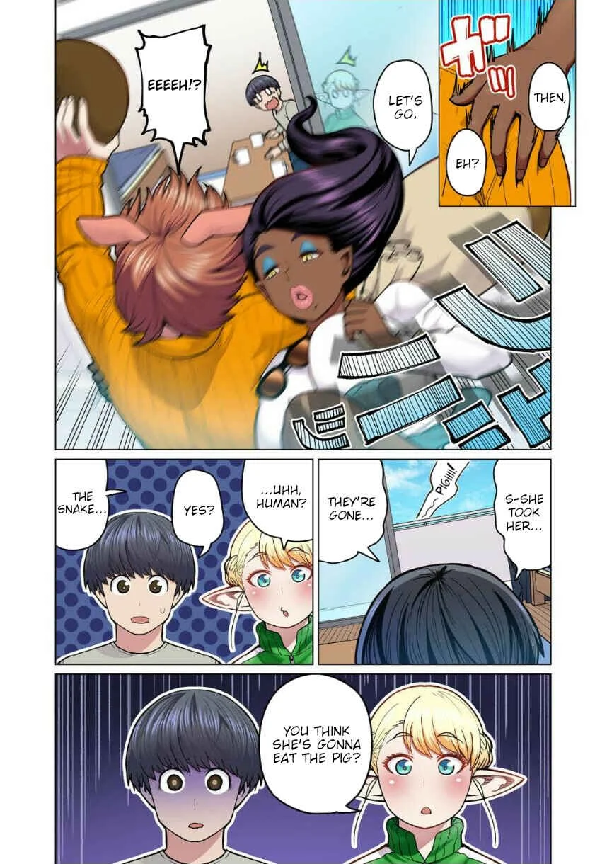 Shin Elf-san wa Yaserarenai. (Official Colored) Chapter 5: Forest Pig - Page 9