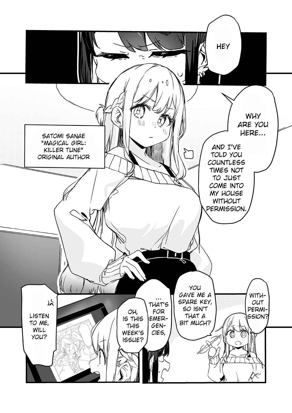 Shinaba, Morotomo Chapter 1: The Daily Lives of a Certain Manga Artist Duo - Page 3