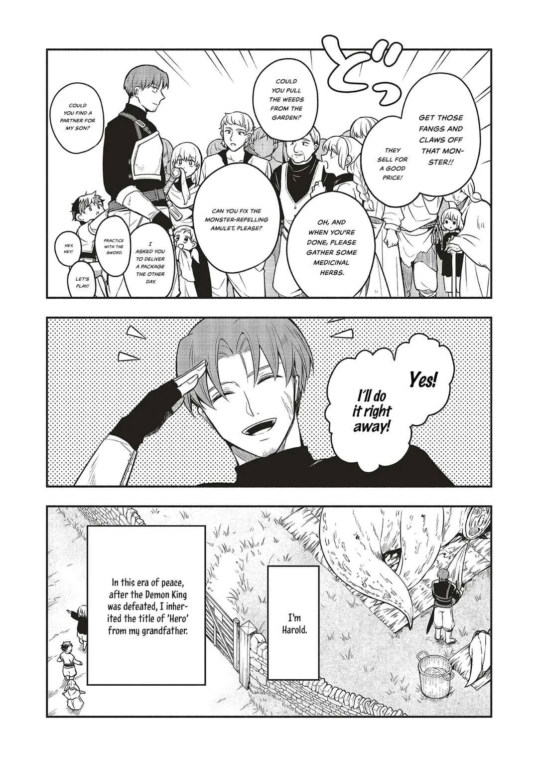 Shinkon Quest - Maou no Musume wa Majime Yuusha wo Otoshitai Chapter 1: Harold The Hero - Page 6