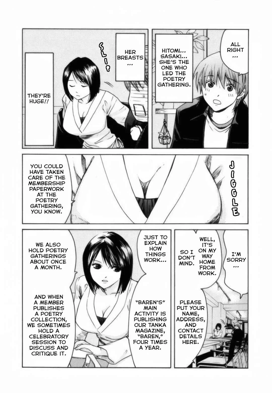 Short Song Chapter 3: Hitomi-san's breasts... - Page 8