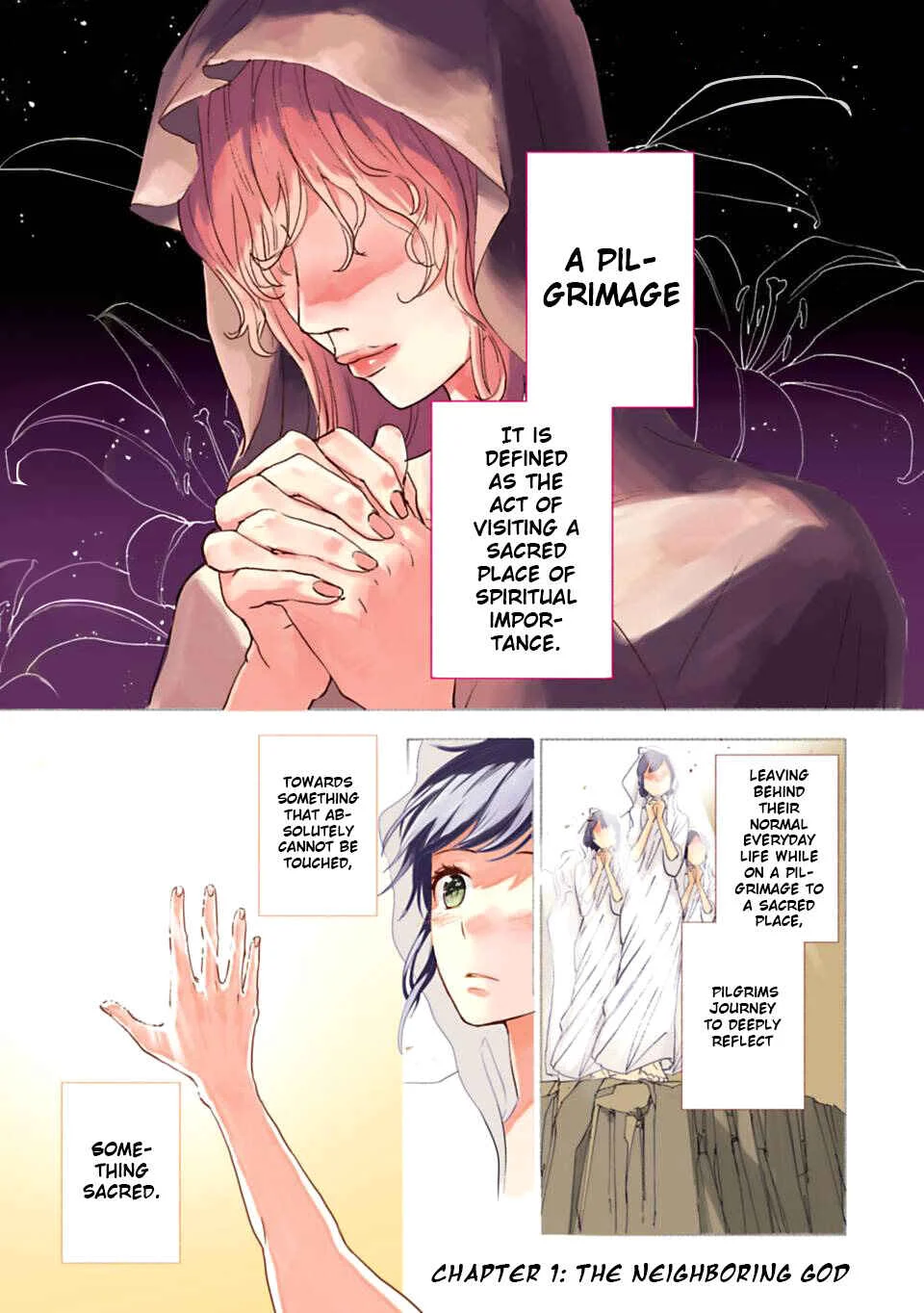 Shoujo Junrei Chapter 1: The Neighboring God - Page 1