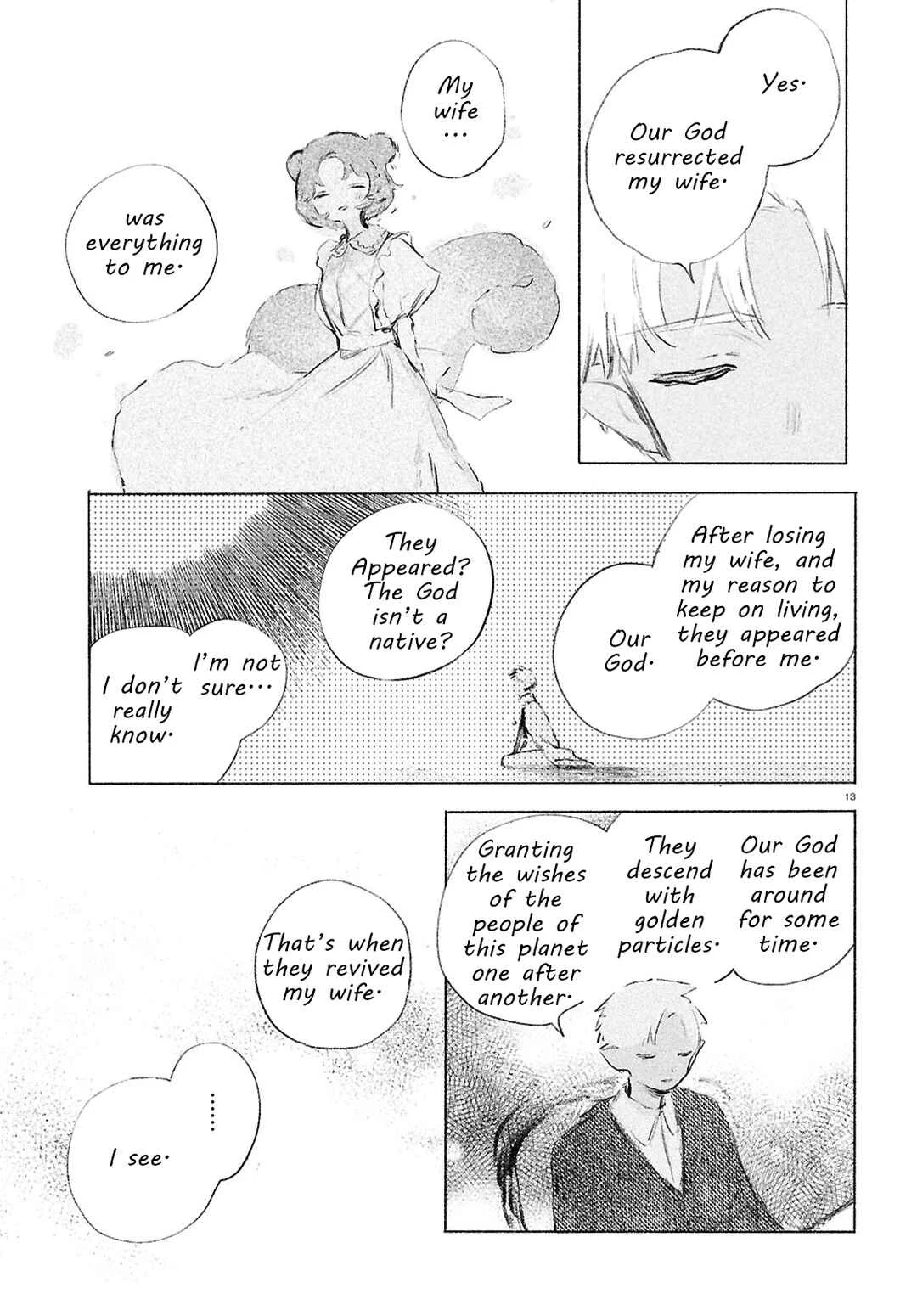 Shoujo Seikan Hyouryuuki Chapter 2: Planet of God - Page 13
