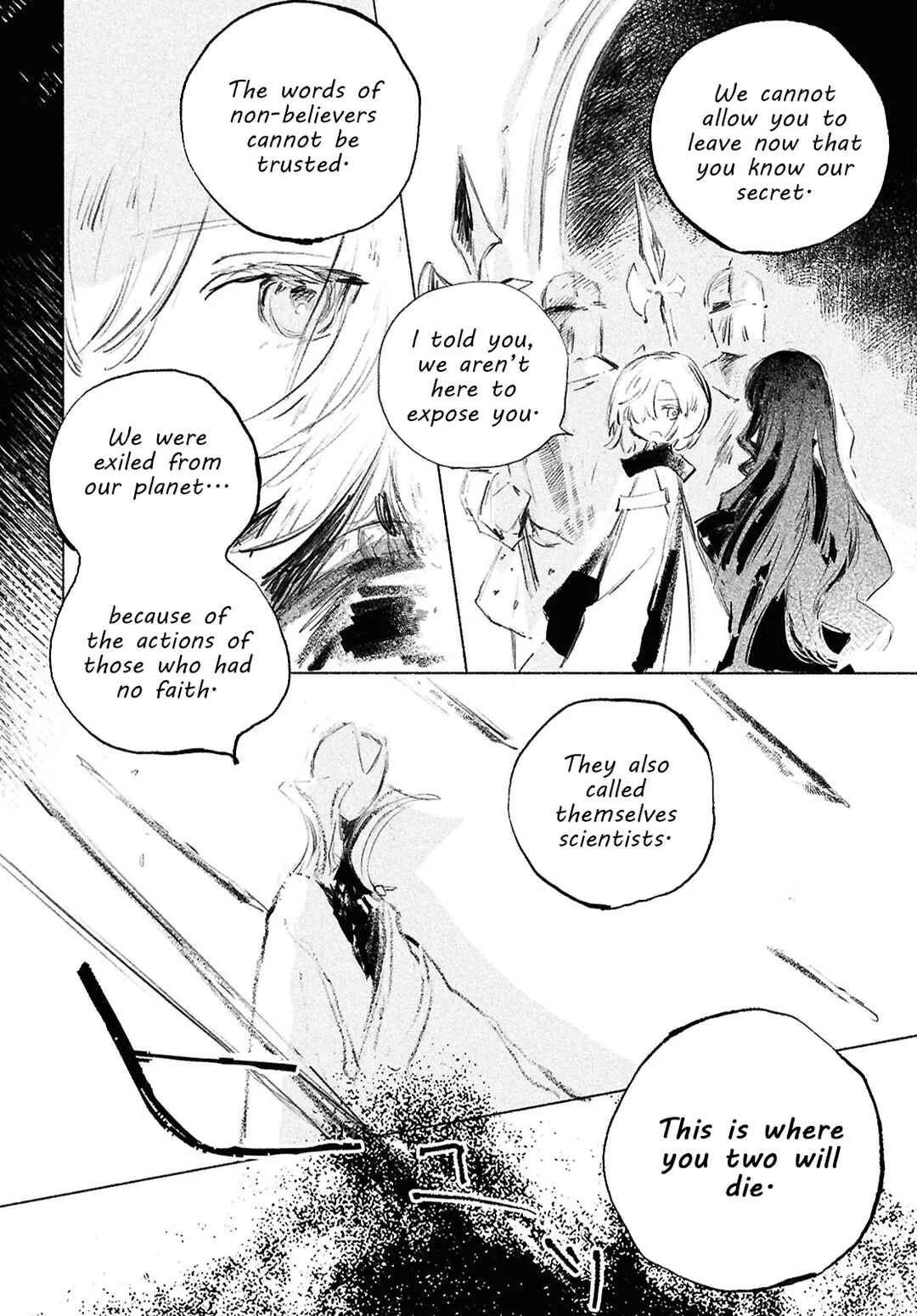 Shoujo Seikan Hyouryuuki Chapter 2: Planet of God - Page 32