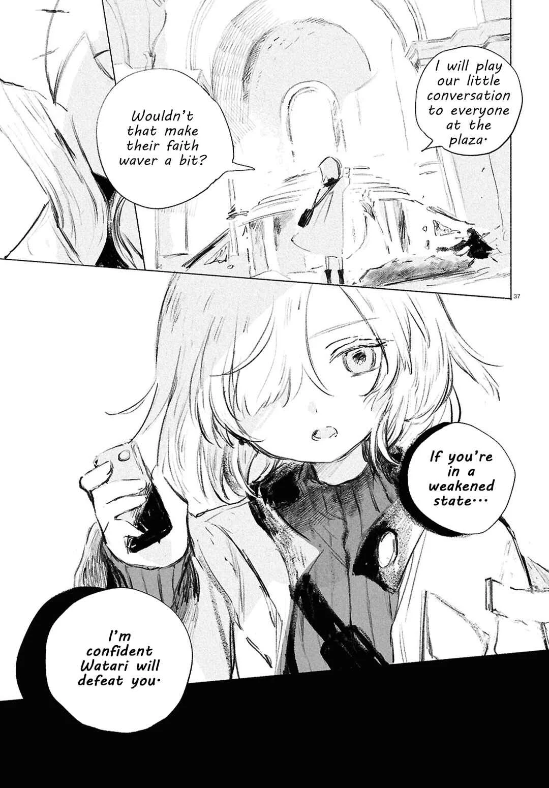 Shoujo Seikan Hyouryuuki Chapter 2: Planet of God - Page 36