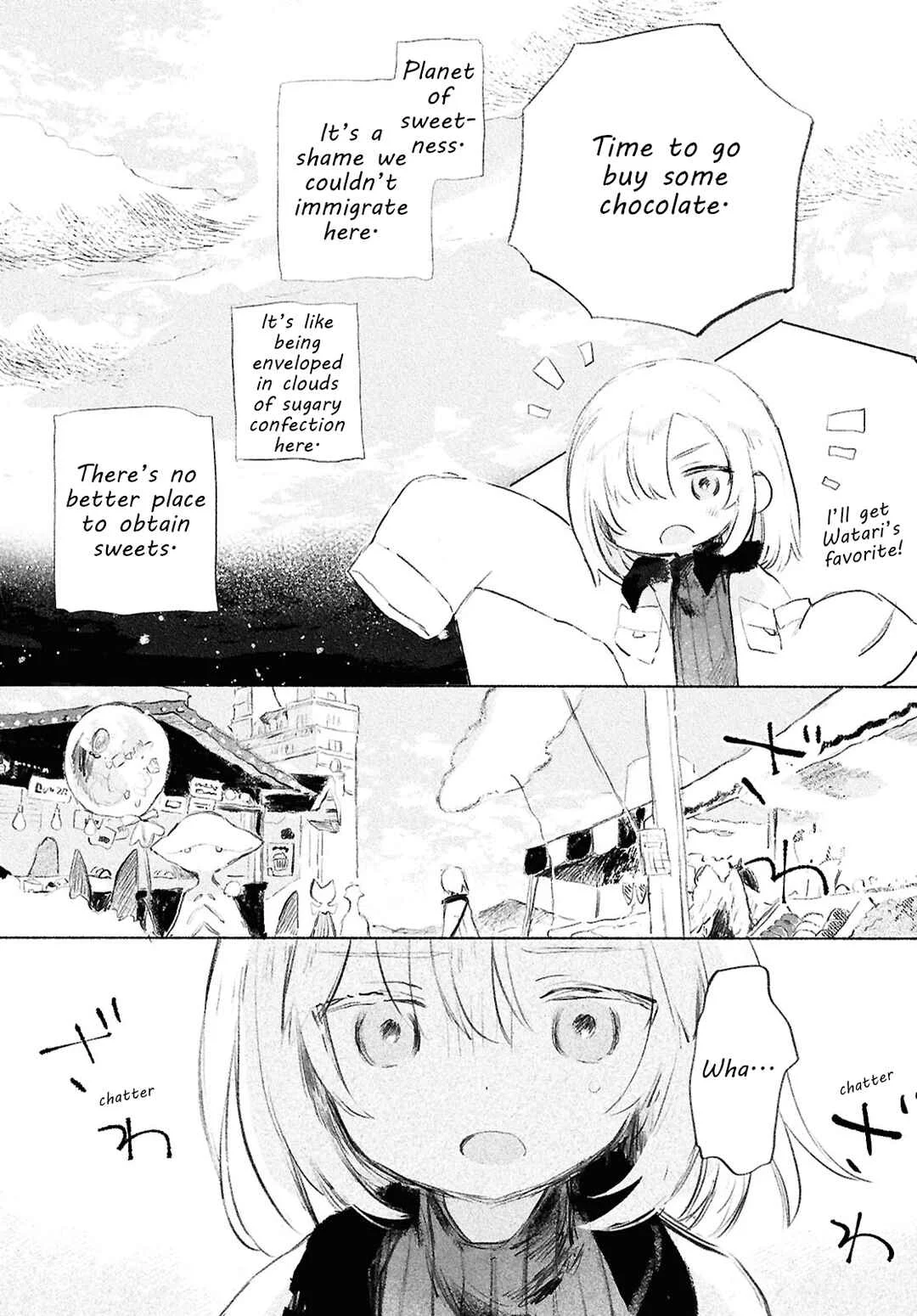 Shoujo Seikan Hyouryuuki Chapter 3: Planet of Sweetness - Page 7