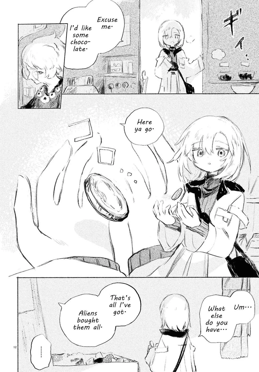 Shoujo Seikan Hyouryuuki Chapter 3: Planet of Sweetness - Page 12